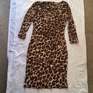 Cheetah print dress